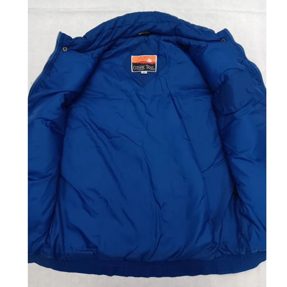 Ozark‎ Trail Royal Blue Puffer Vest Quilted Sleeveless Jacket Men's Medium